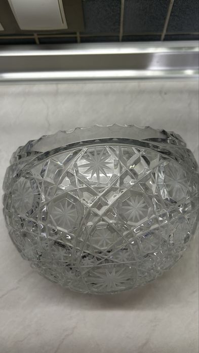 Цукерниця ваза кошик кришталь хрусталь