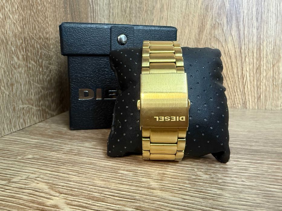 Zegarek Męski Diesel DZ-4268 Złoty Na Bransolecie Pudełko
