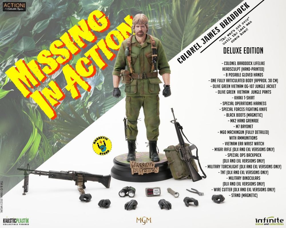 Фігурка 1/6 Missing in Action Col.JAMES BRADDOCK Chuck Norris hot toys