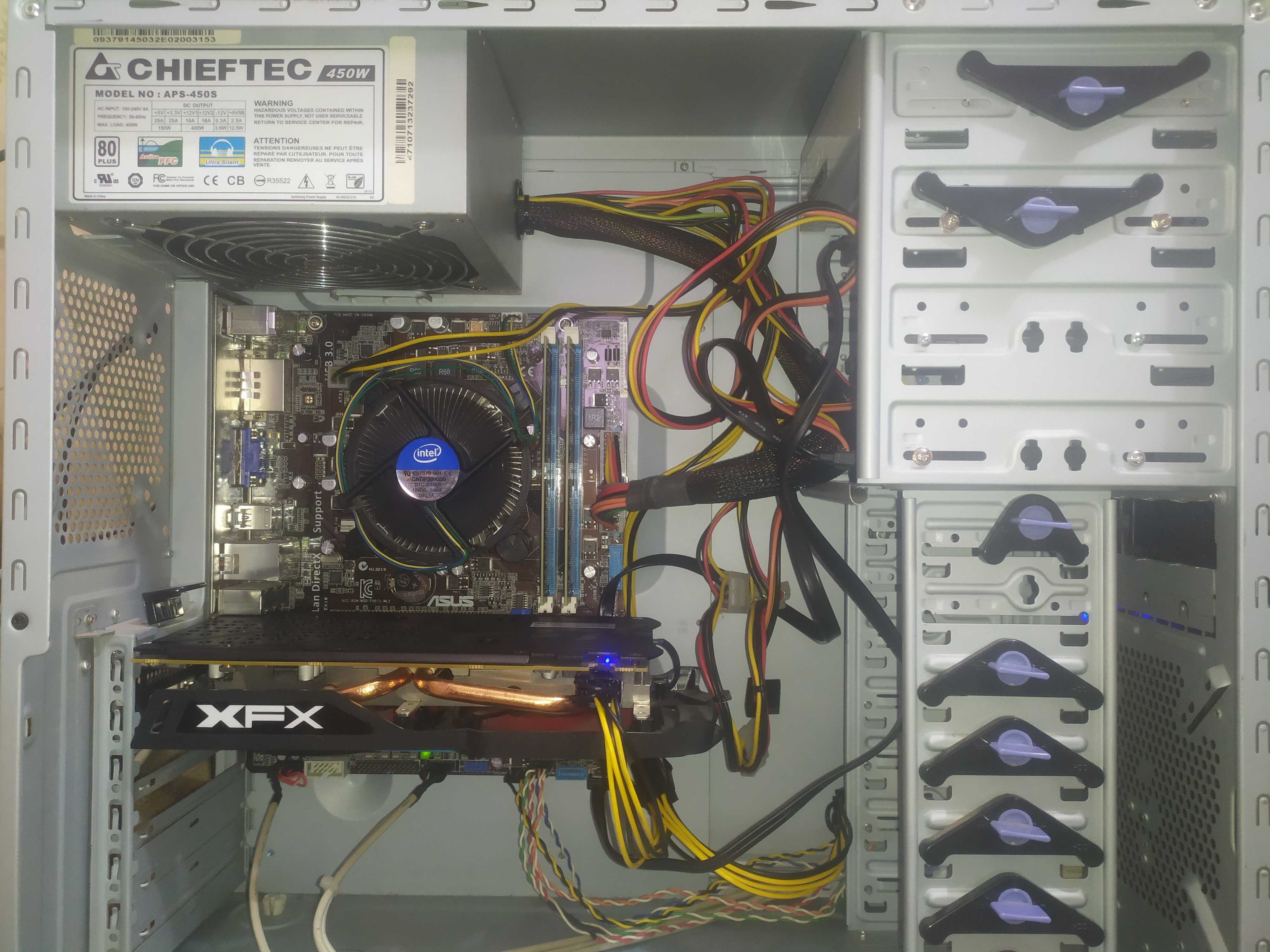 Системный блокXEON E3 1230V2( I7 3770)/16RAM/RX570/SSD64/HDD500, 450W.