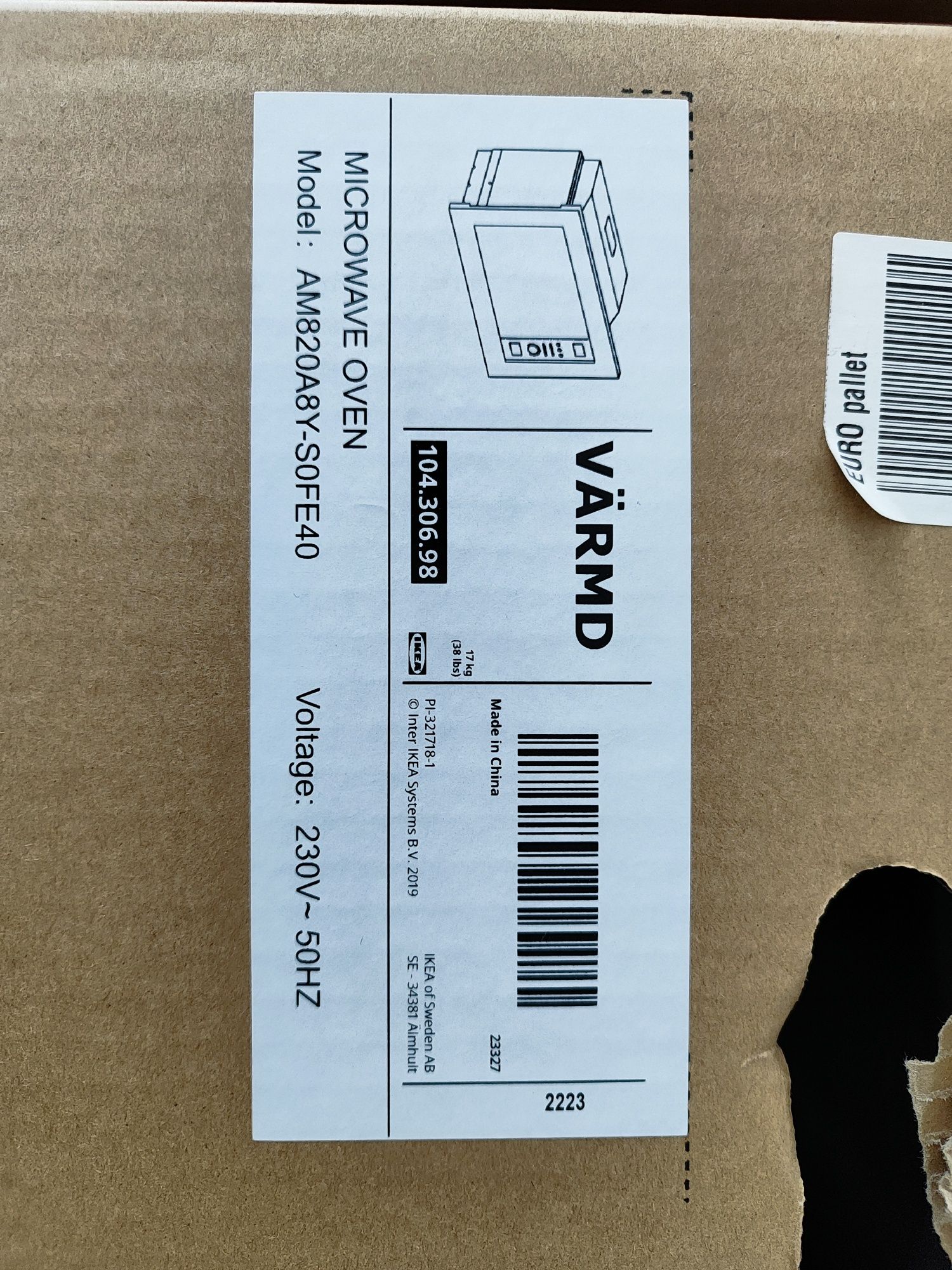 Kuchenka mikrofalowa IKEA VÄRMD