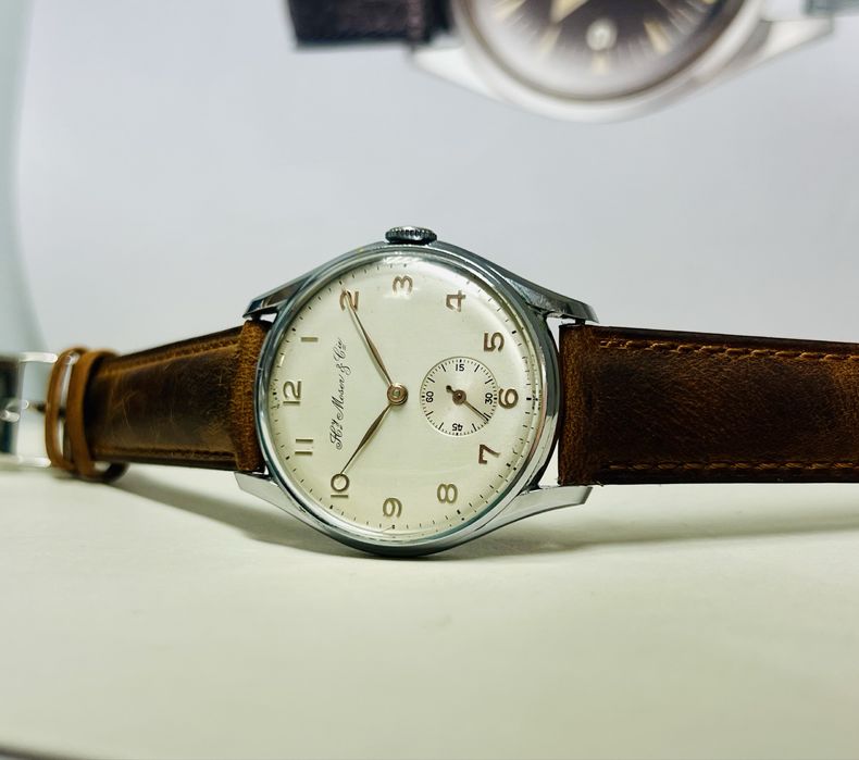 Zegarek H.Moser & Cie mechaniczny vintage lata 40/50