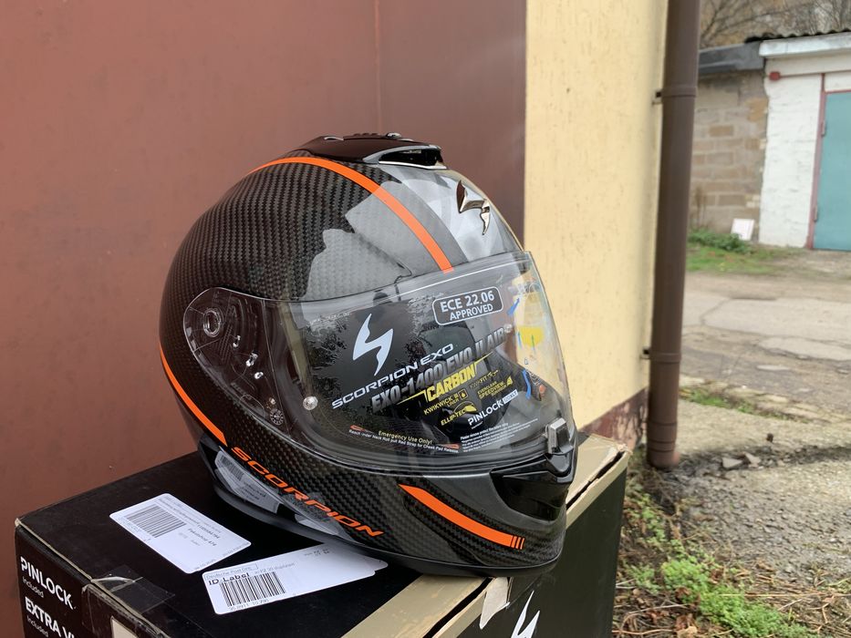 Мотошолом, шолом Scorpion Exo 1400 air Carbon, m(57-58cm)