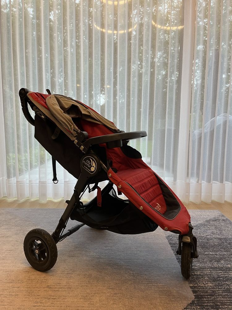 Baby Jogger City Mini GT Czerwony stan bardzo dobry