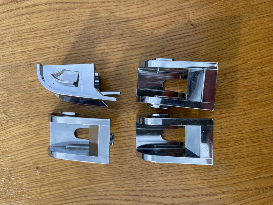 Кнопка карты замка двери ВАЗ 2105 хром