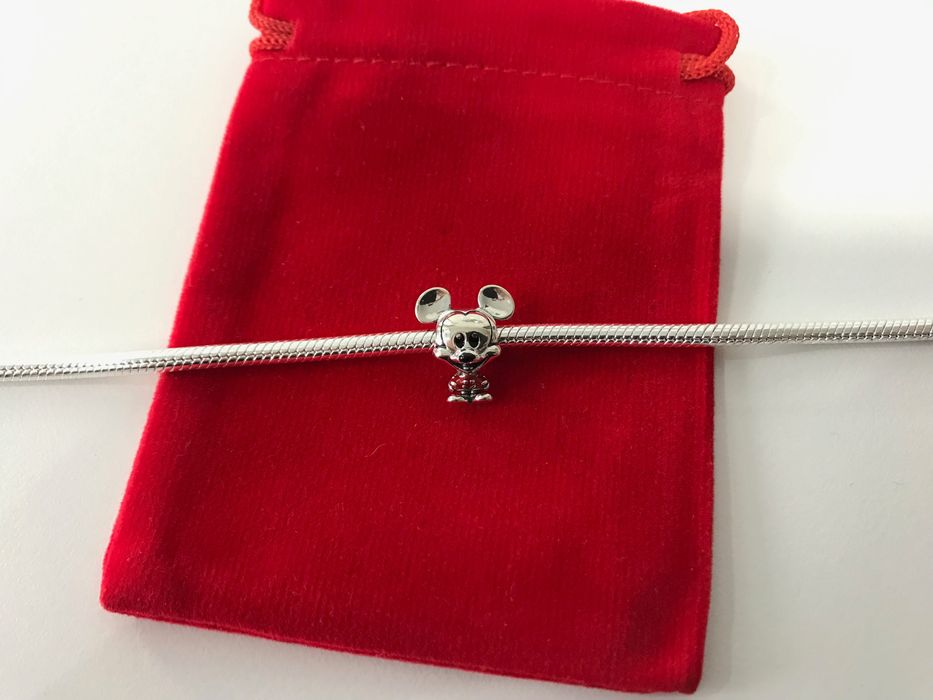 Conta Disney Mickey Mouse Pandora em Prata de Lei 925 Nova