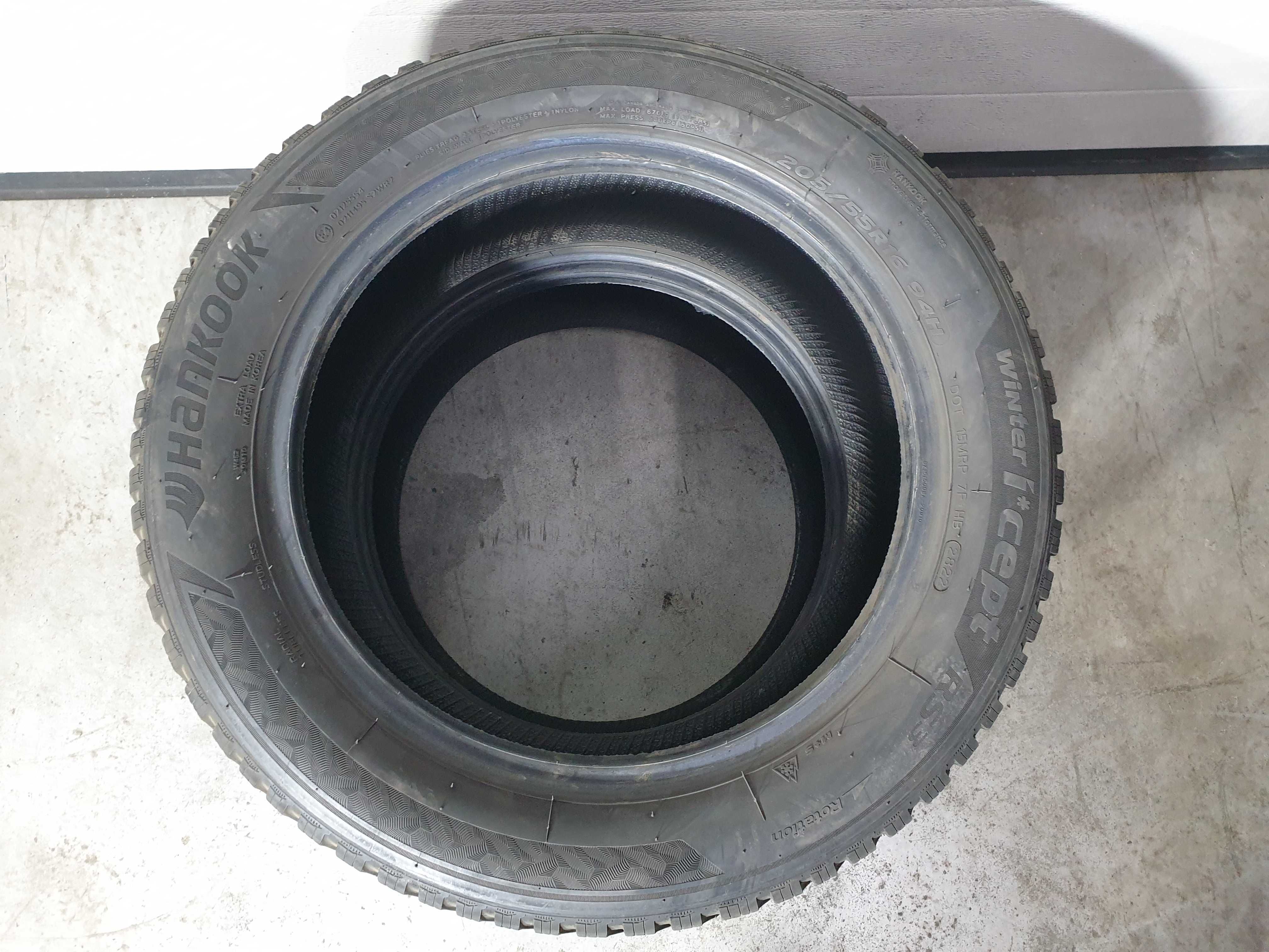 2szt. 205/55/16 94H Hankook Winter I*Cept RS3 5mm 2022r [ 11104 ]
