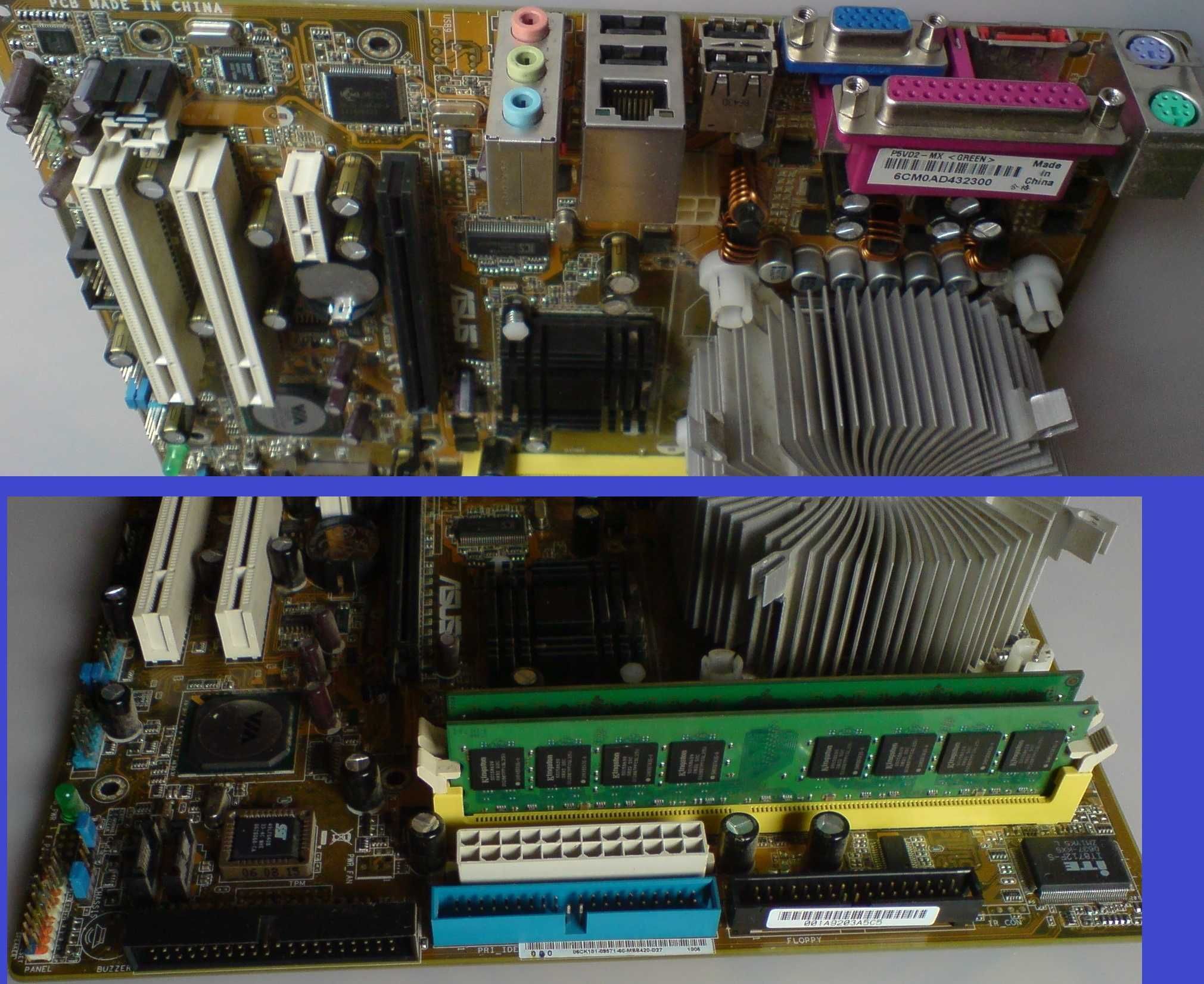 płyta gł. Asus P5VD2-MX