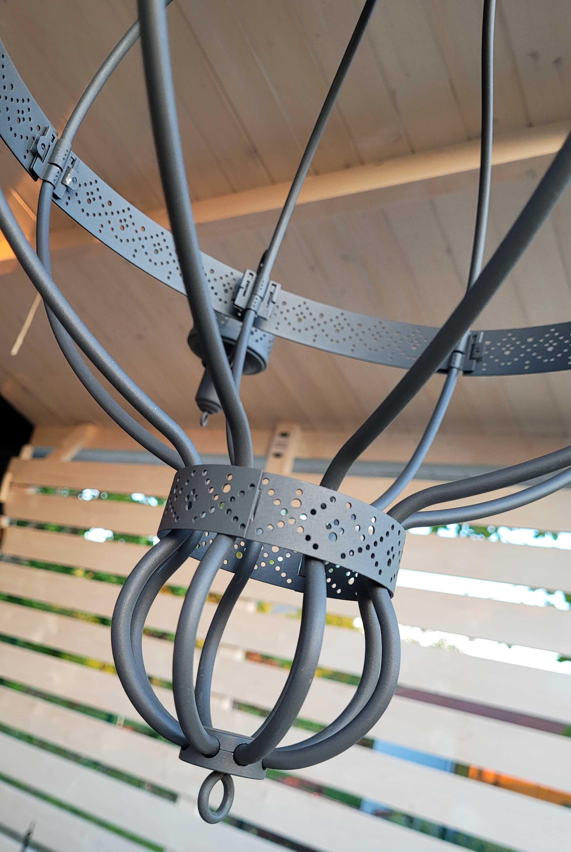 IKEA APPELVIKEN lampa wisząca z miejscem na świece