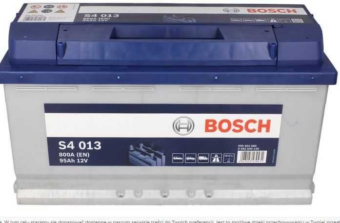 Akumulator Bosch 95Ah 800A dostawa gratis