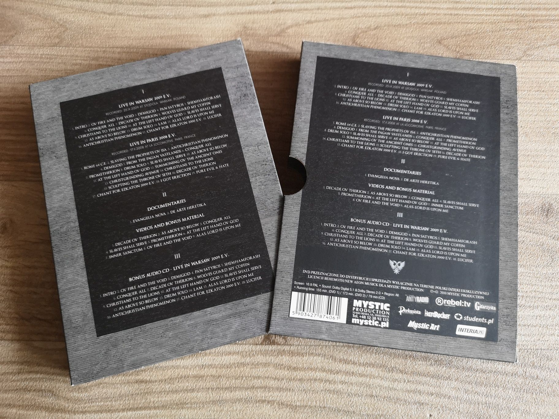 (2x DVD + CD) Behemoth - Evangelia Heretica | Adam "Nergal" Darski