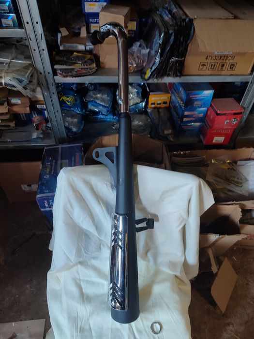 Глушитель Дельта Альфа тюнинг черный