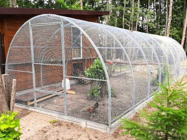 Wybieg / woliera / klatka dla kur, królików ŁUKOWA 3x4 3x6 3x8 3x10m