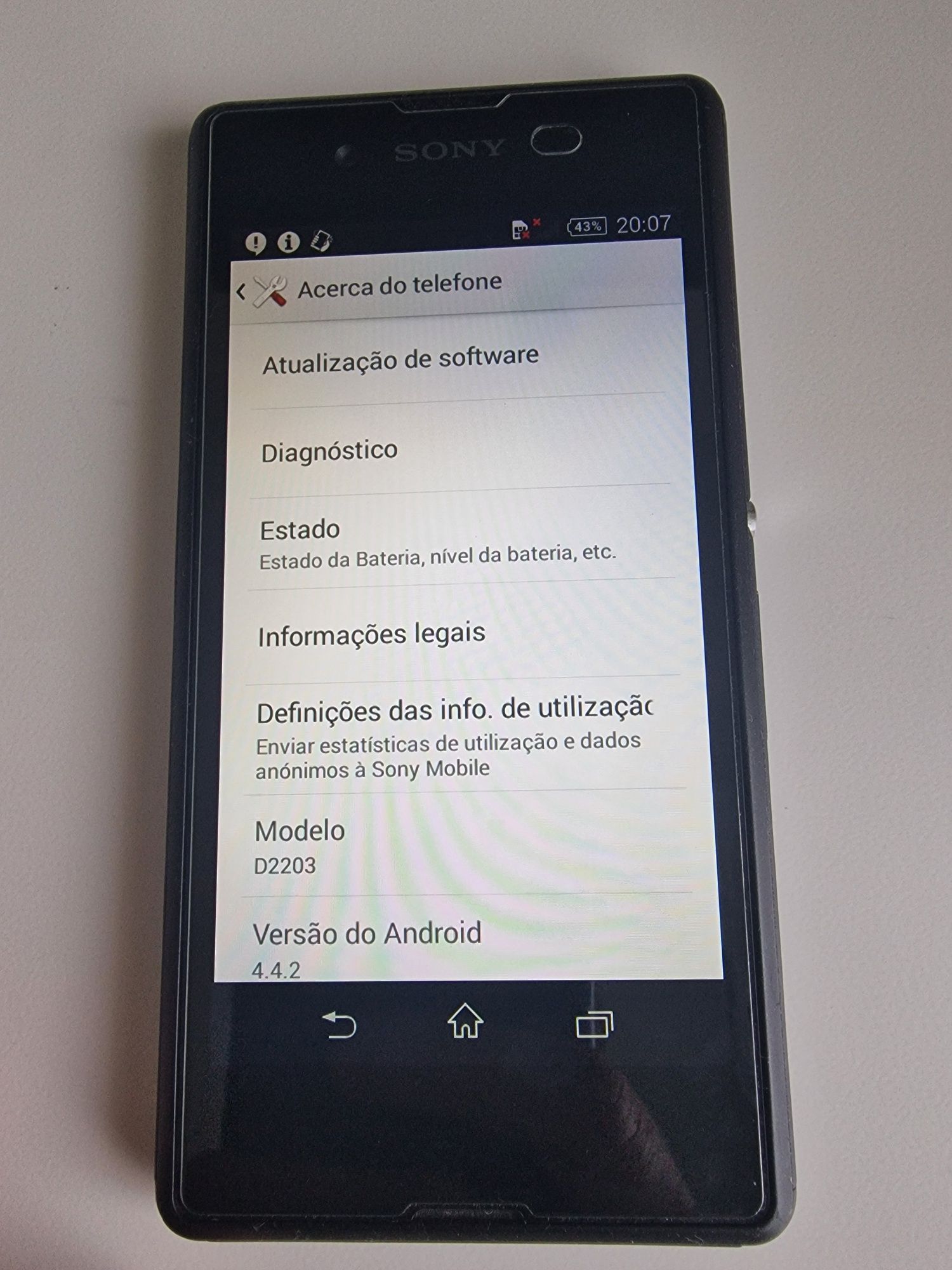 Smartphone Sony Xperia E3