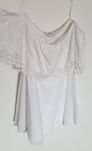 Vestido cai-cai branco