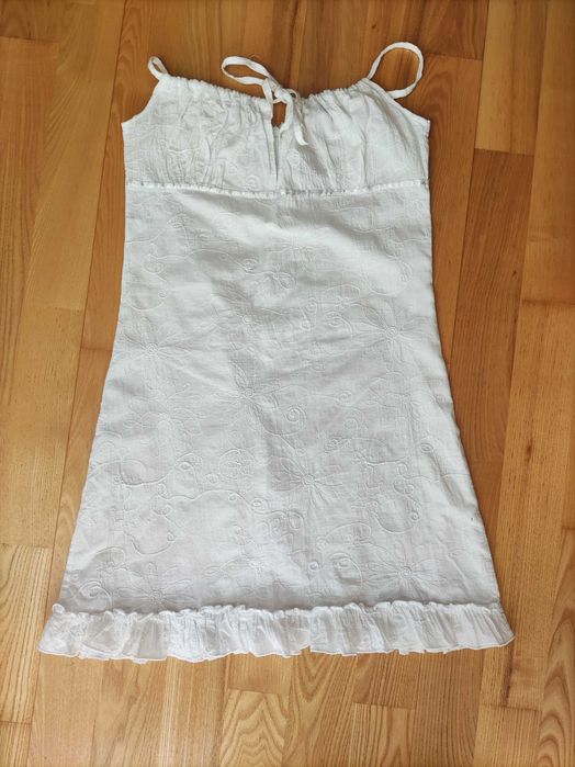 Biała sukienka dziewczęca 146 Anagri