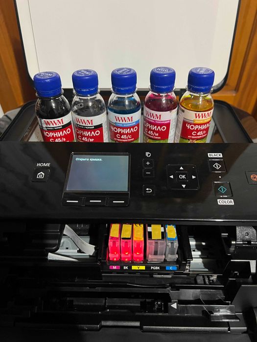 Canon Pixma MG5450S + комплект чорнил WWM