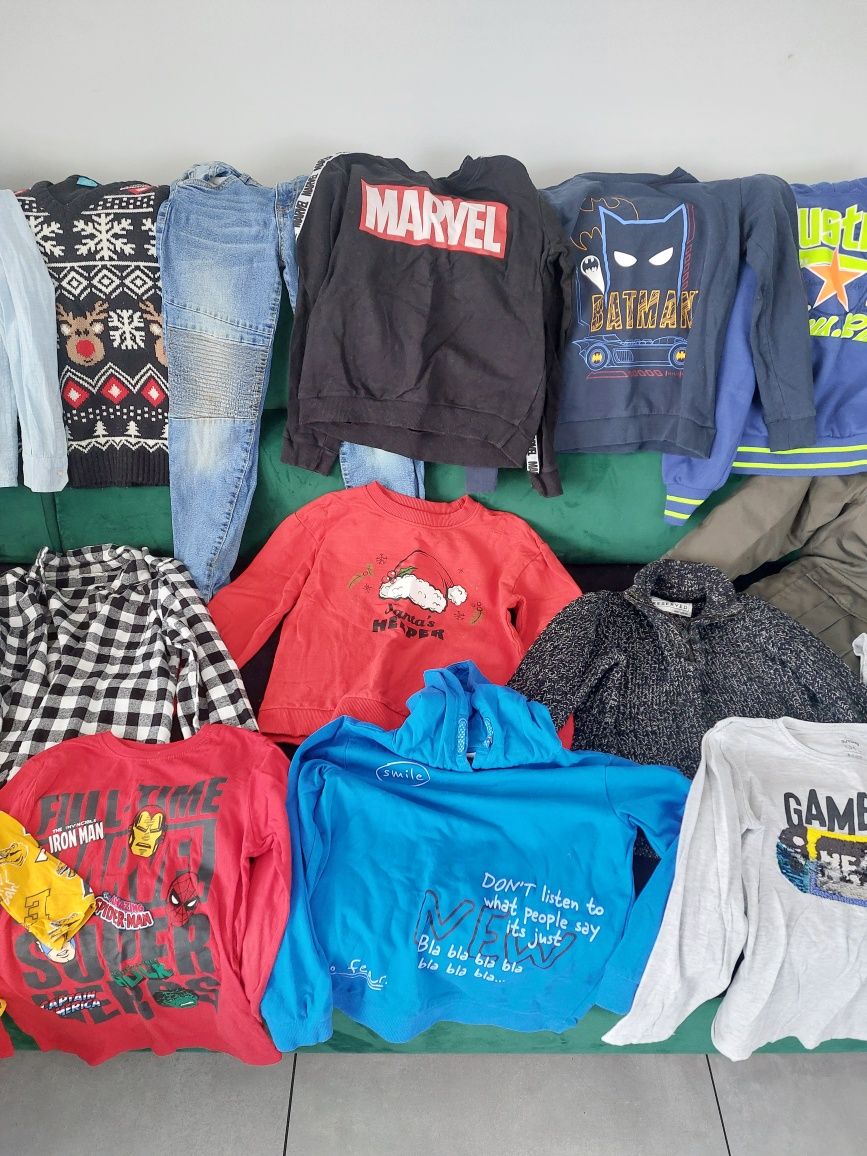 Paka ubran dla chlopca 128