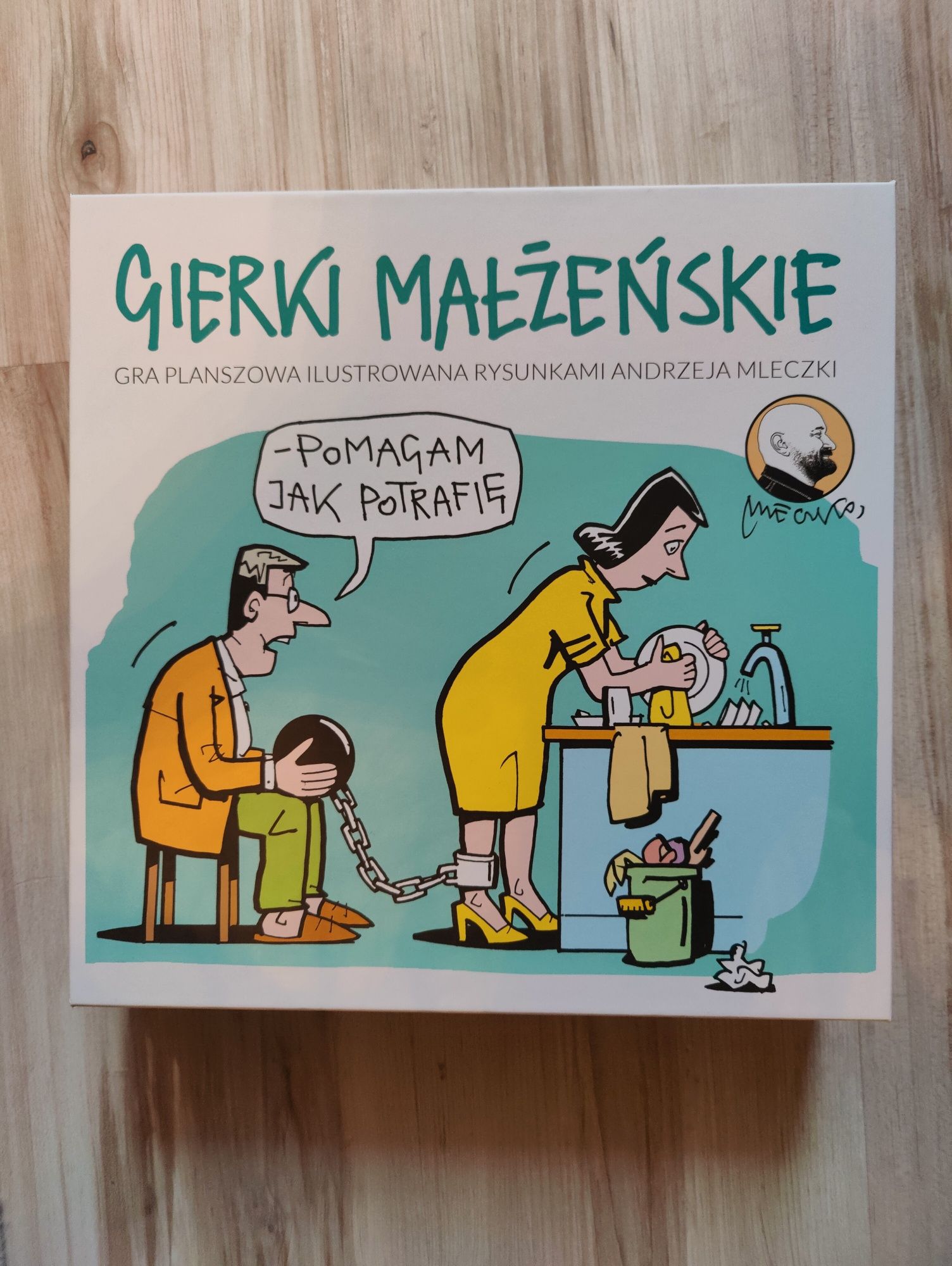 Gierki małżeńskie – gra planszowa z ilustracjami Andrzeja Mleczki