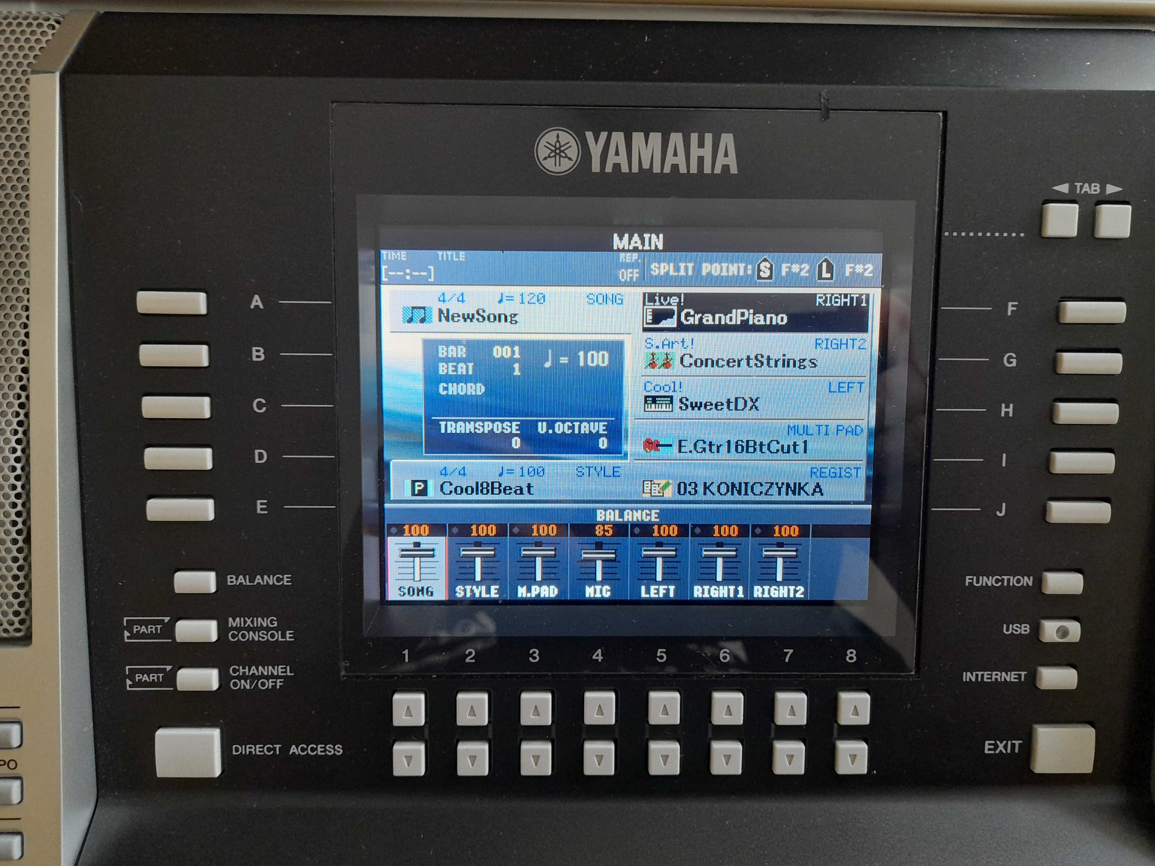 Keyboard Yamaha psr s910