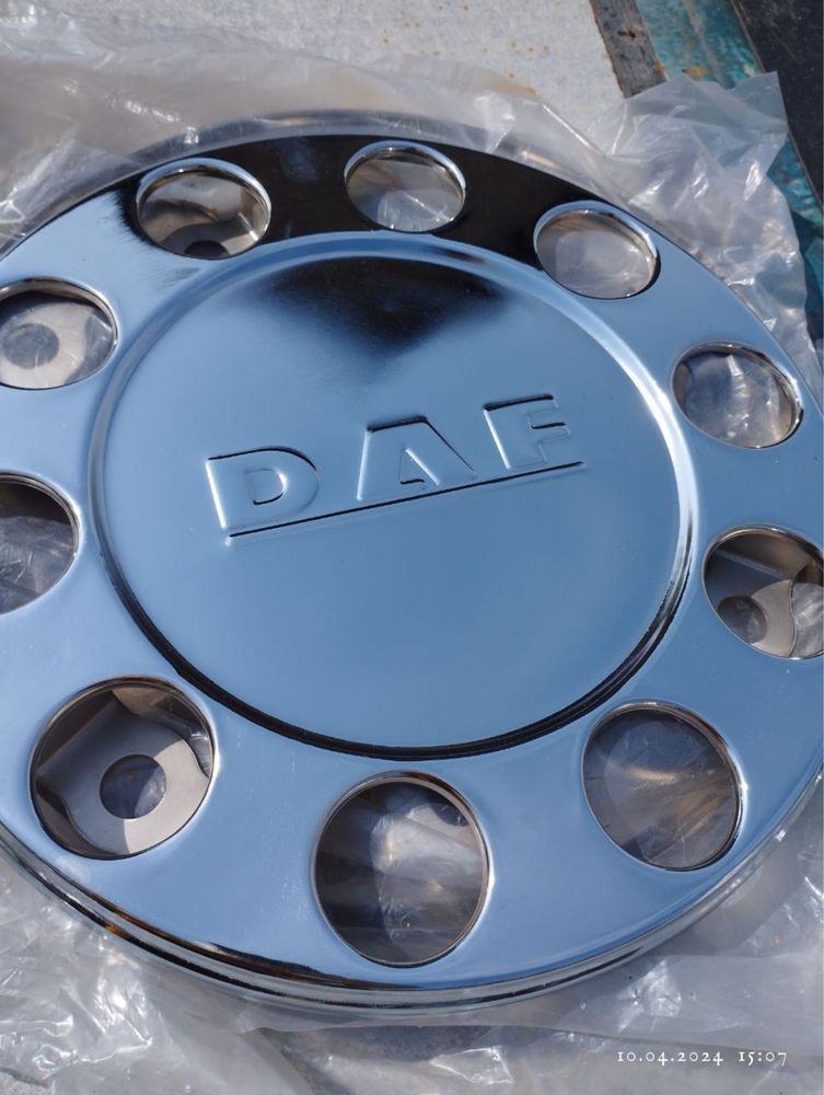 Ковпак ступиці 22.5 (залізний)  нікель DAF