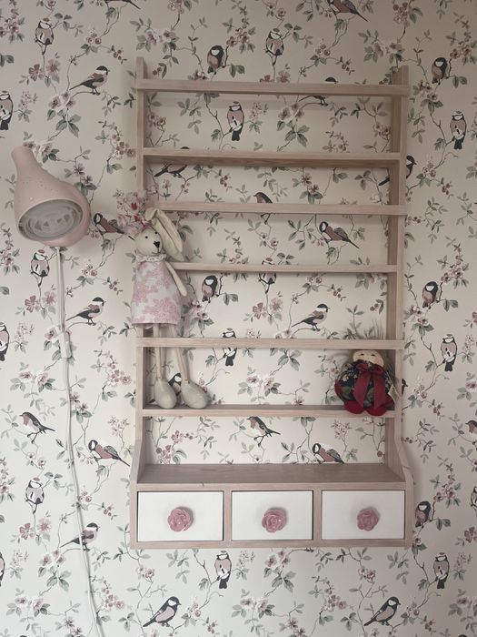 Półka, organizer, drewno, wystawka na ksiazki, regał, wisząca półka,