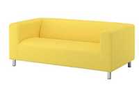 Sofa kanapa Ikea Klippan żółta nierozkładana