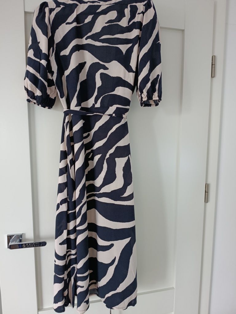 Sukienka Juliet Black Zebra Moremoi roz S