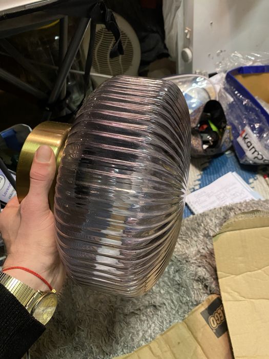 Lampa Kinkiet Art Deco Pieknie Swieci