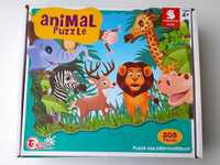 Animal puzzle - 208 elementów DUŻE