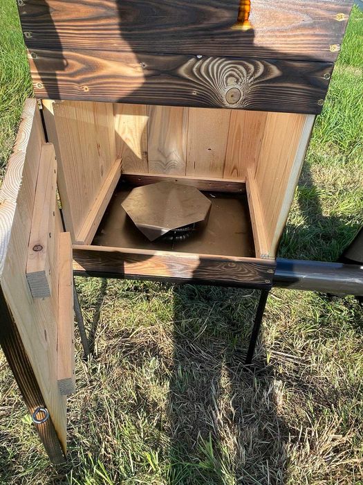 DUŻA Tradycyjna  wędzarnia ogrodowa IMPREGNOWANA Cały zestaw+ Gratisy