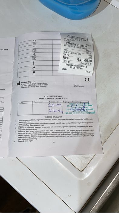 Wózek inwalidzki CRUISER ACTIVE