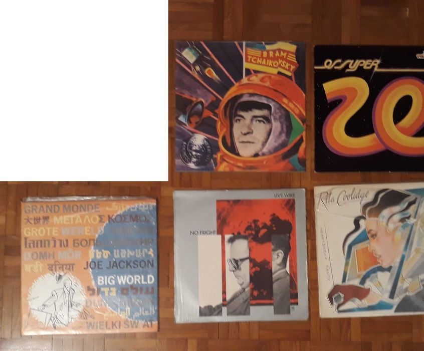 LP's em vinil 33 rpm - música em inglês