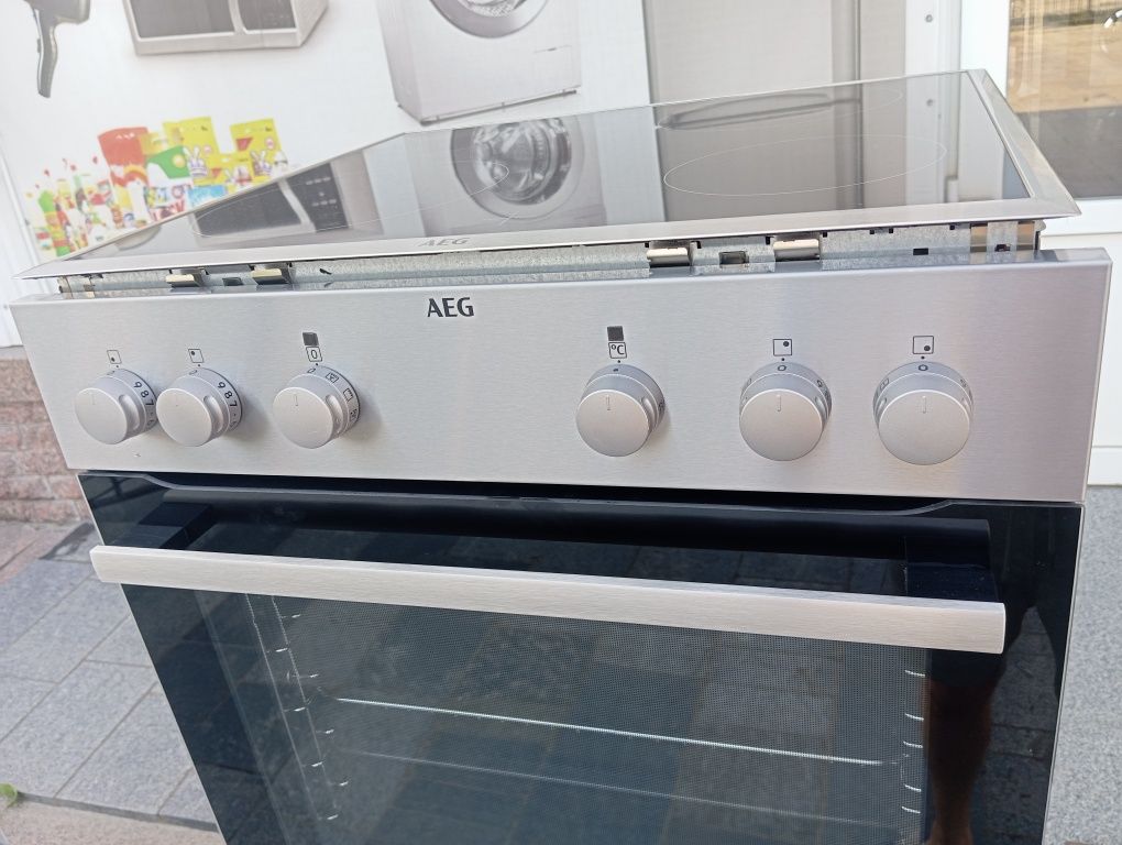 Духовой шкаф + поверхность AEG нержавейка Made in Germany из Германии