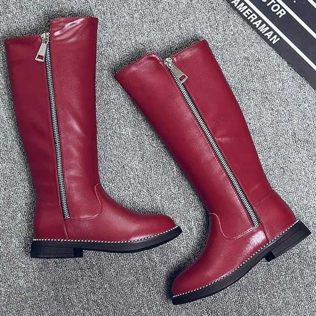 Nowe dziewczęce buty zimowe / kozaki / buty jeździeckie/ r.28 !667-28!