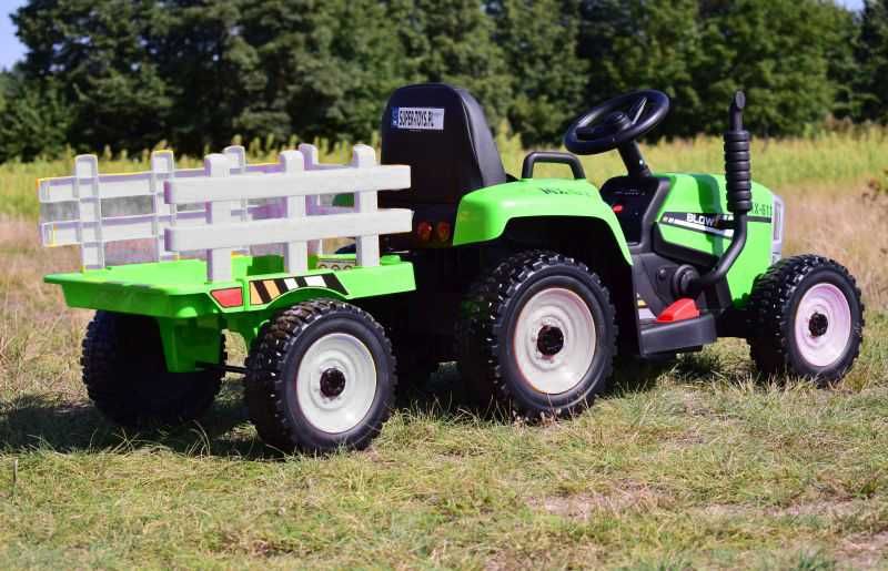 Autko super TRAKTOR BLOW NA AKUMULATOR z przyczepą jeździk pojazd