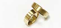 Producent Złote obrączki szer. 6 mm