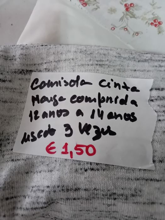 Camisola de manga comprida