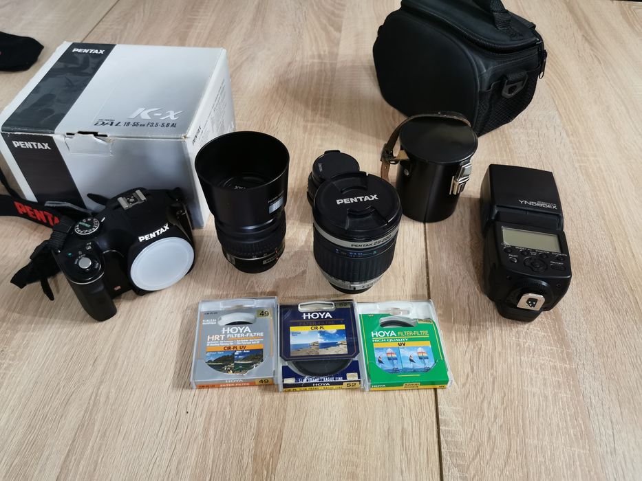 Pentax kx duży zestaw