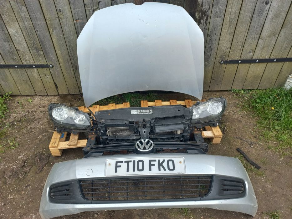 Przód kompletny vw golf VI 6 maska zderzak pas przedni chłodnice