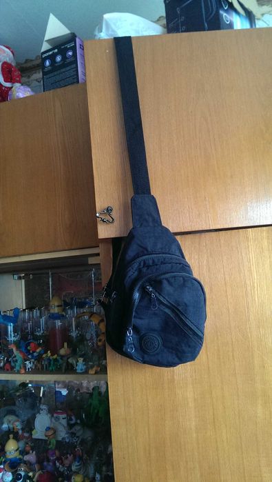 Мужская нагрудная сумочка PASSTELL в нормальном состоянии