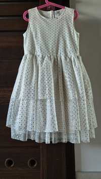 Elegancka sukienka dla dziewczynki r. 134