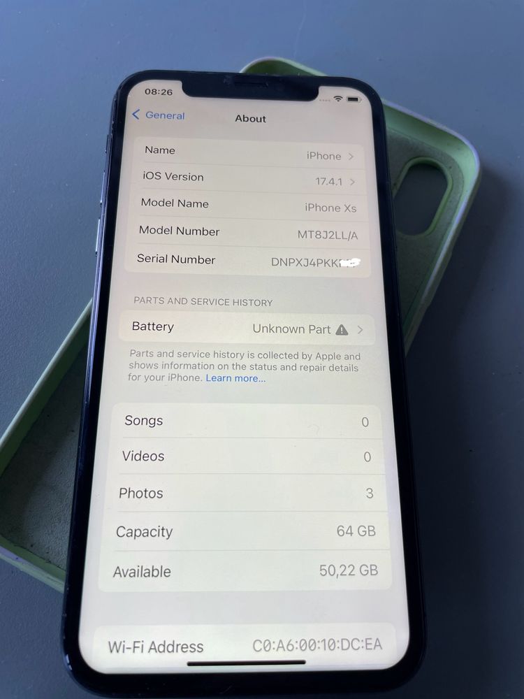 Apple iPhone XS 64GB Preto