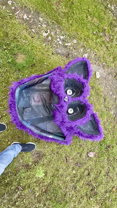 Maska potwora Poppy Playtime – duża, ręcznie robiona, na Halloween