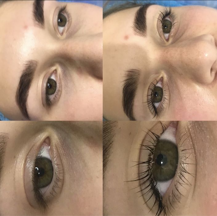 Ламинирование ресниц + окрашивание 700 гр|центр |