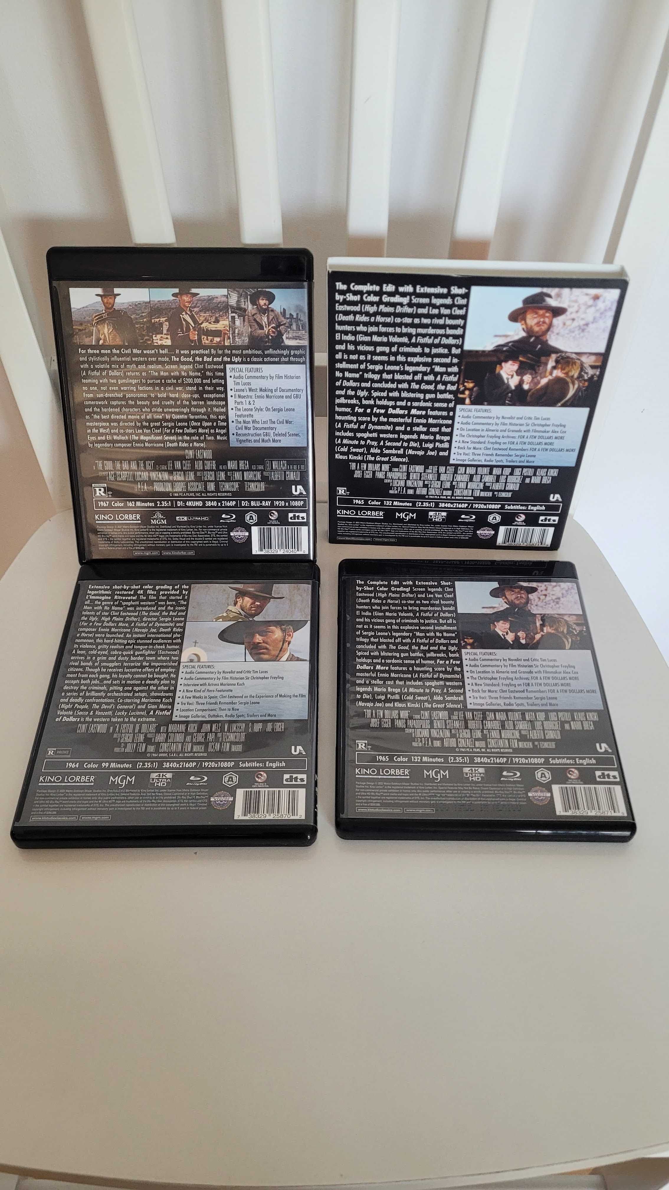 Trylogia dolarowa Sergio Leone 4K + Blu ray The Good, the Bad and the