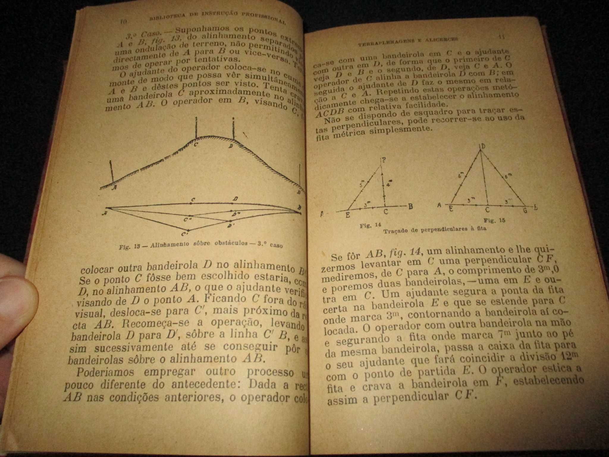 Livro Terraplenagens e Alicerces Biblioteca Instrução Profissional