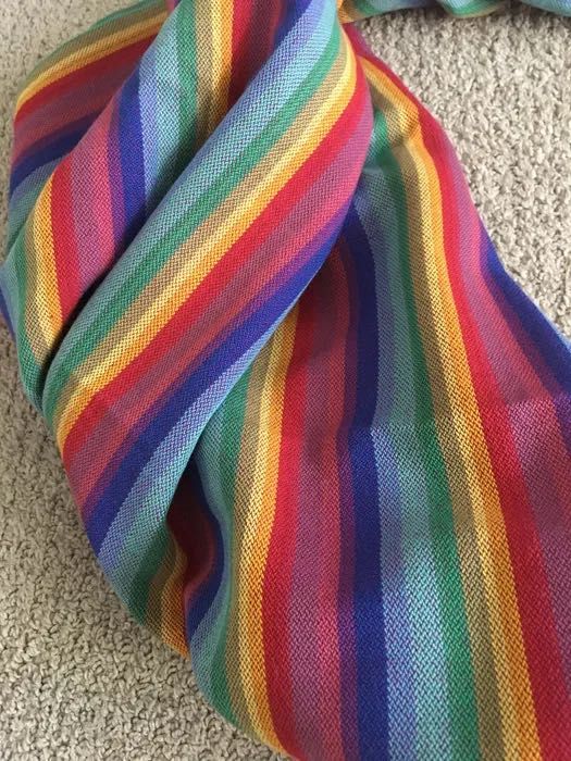 Chusta do noszenia Natibaby rainbow