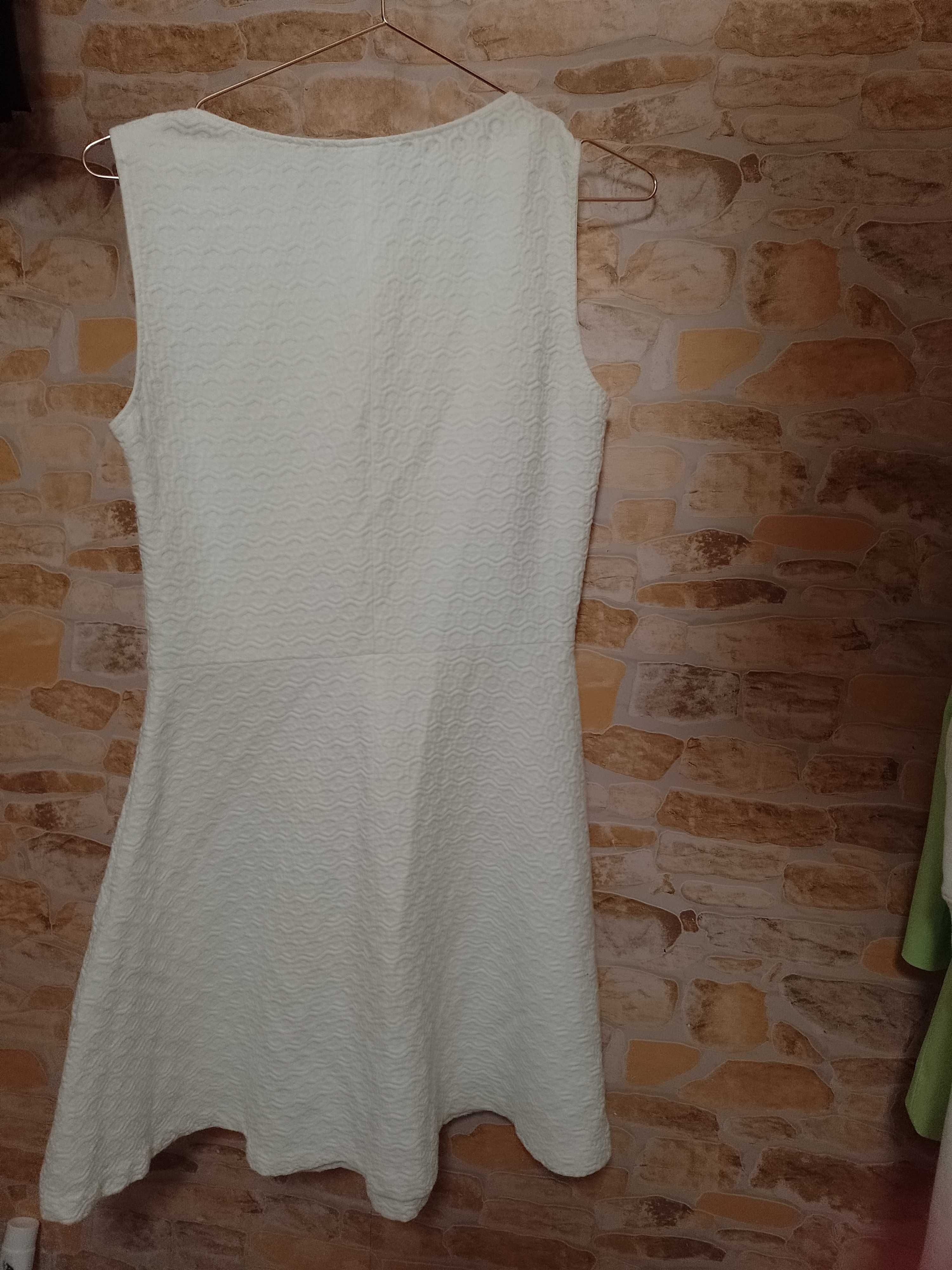 (38/M) ZARA/Biała sukienka letnia z Madrytu