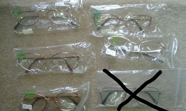 Conjunto de óculos vintage